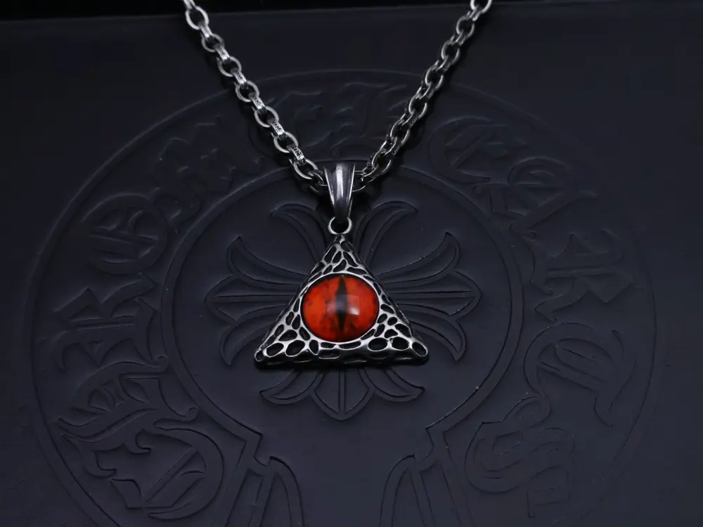 Chrome hearts Chrome Hearts Letter Chain Dark [Letter Riot] Original etched letter