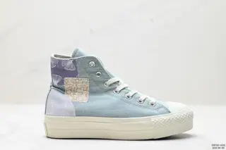 Converse CONVERSE counter quality All Star Lift fashionable thick-soled high-top canvas