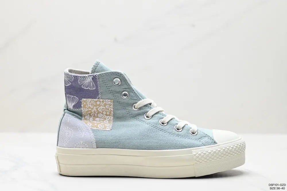 Converse CONVERSE counter quality All Star Lift fashionable thick-soled high-top canvas