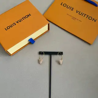 Louis Vuitton pearl earrings