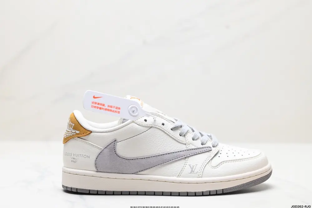 Nike AJ1 reverse hook Travis Scott x Air Jordan 1 ” Reverse Mocha “AJ1 Joe 1 TS Lightning LX1988-300