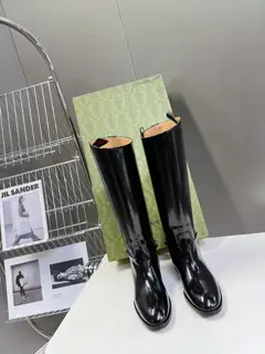 GUCCI autumn and winter runway equestrian boots