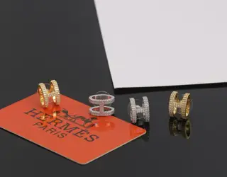 Hermes classic earrings are super stylish. You must buy this style. The simple and