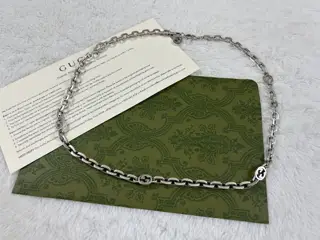 Gucci 6G necklace old style Length: 60CM