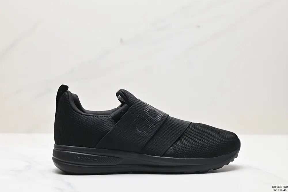 Adidas lite racer adapt 6.0 simplified coconut braided flying line surface slip-on sports IF7349