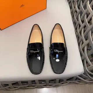 Prada driving shoes/moccasins|Selected original imported cowhide|Thick and soft|Full lining