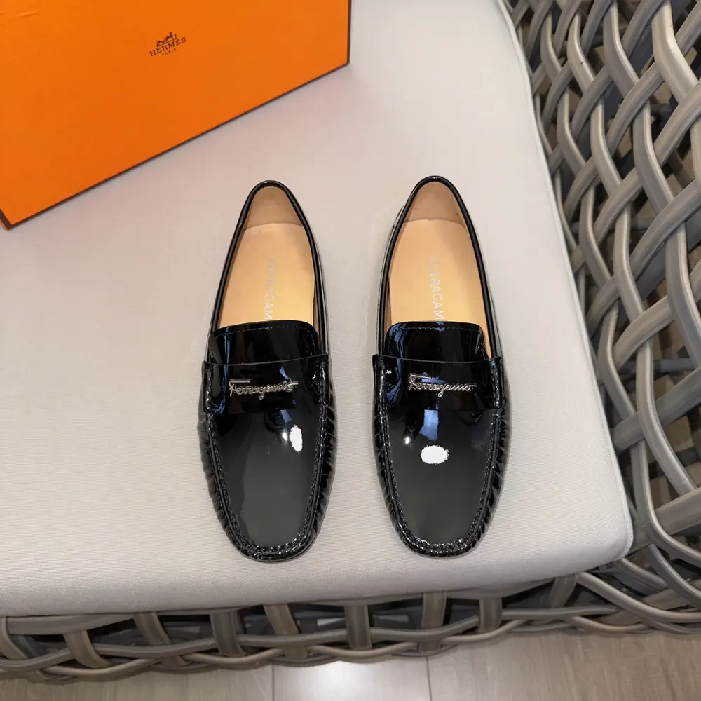 Prada driving shoes/moccasins|Selected original imported cowhide|Thick and soft|Full lining