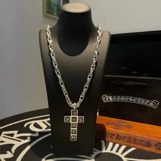 Chrome Hearts Cross Heart Necklace