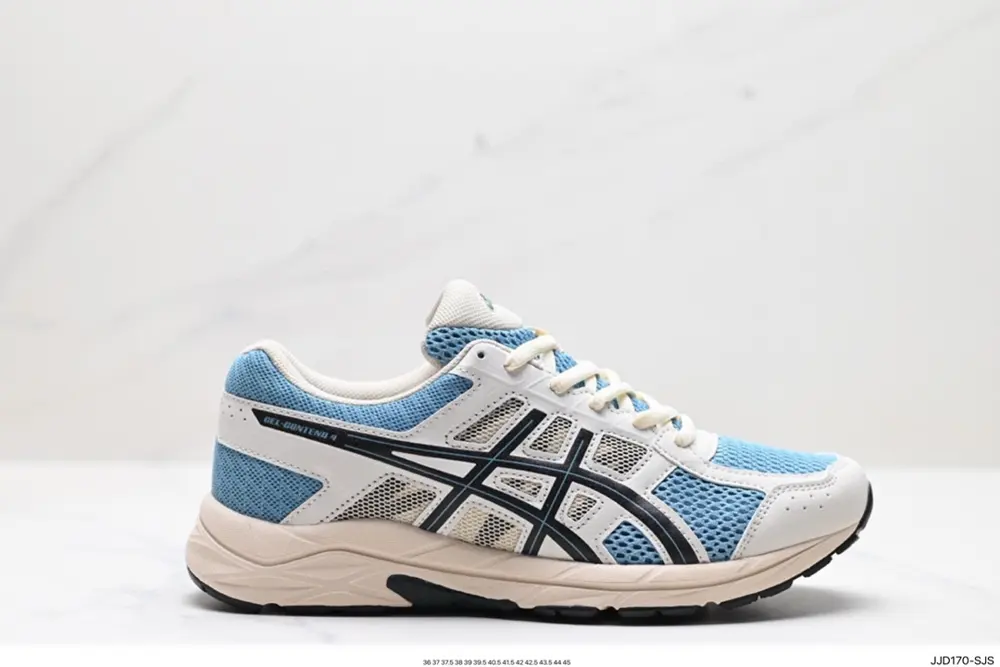 Asics/Asics breathable mesh upper with some synthetic leather material