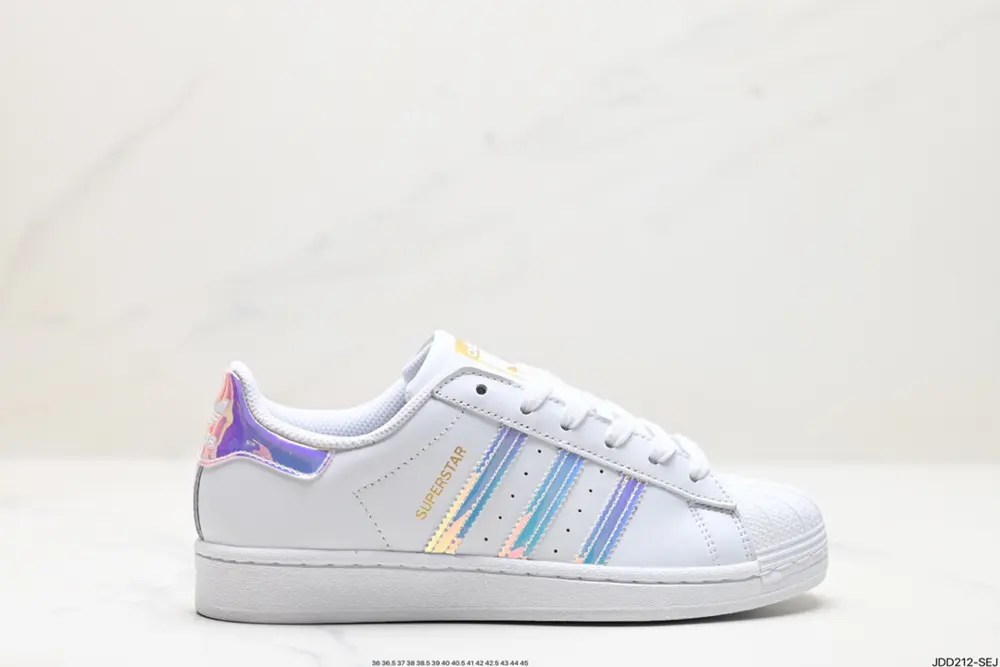 Adidas Originals Superstar “Sail/Green/Lace” shell toe series low-top classic versatile FX7565