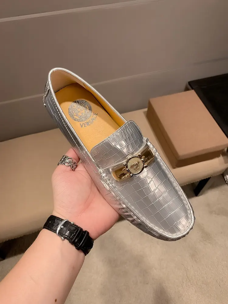 Versace String Quarter Beans Shoes