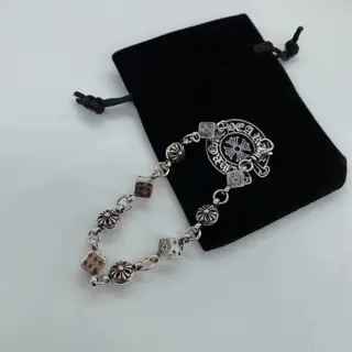 Chrome Hearts letter cross bracelet