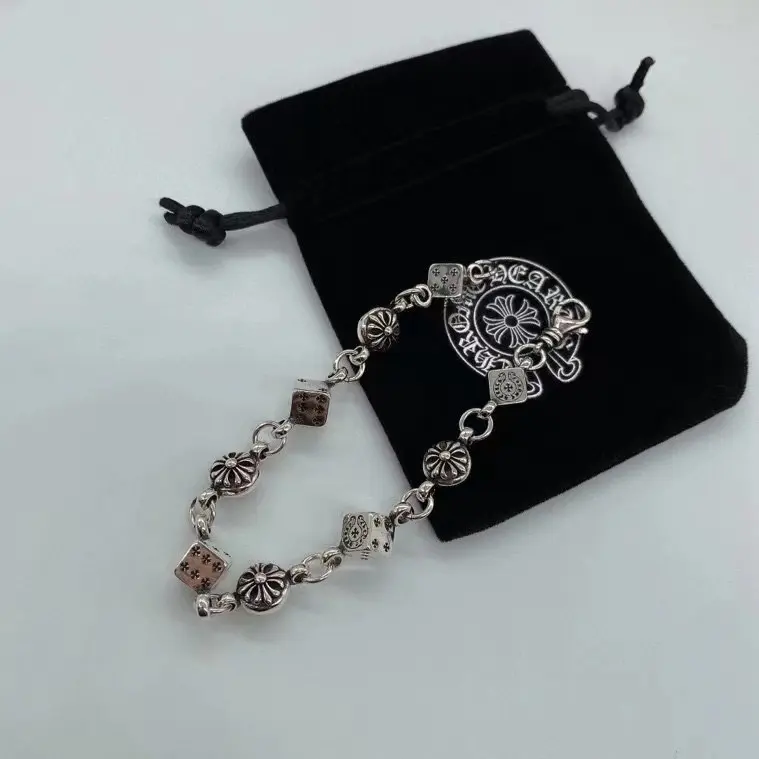 Chrome Hearts letter cross bracelet