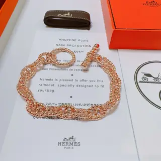 New Hermès bracelet thickened gold version. High-end precision version
