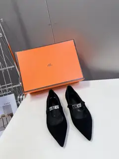 Hermès latest Kelly buckle fashion shoes