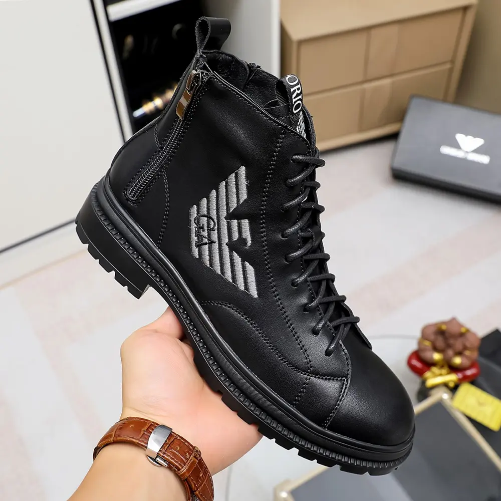 Armani new men’s casual business leather shoes Official website original copy