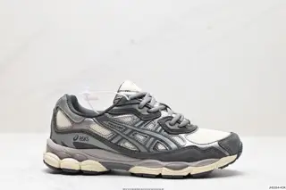 ASICS breathable mesh upper with some synthetic leather material uses the new AHAR+ rubber 1201A789-001