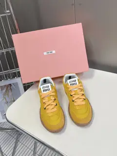 MIUMIU Biscuit Shoes Forrest Gump Shoes Casual Sneakers