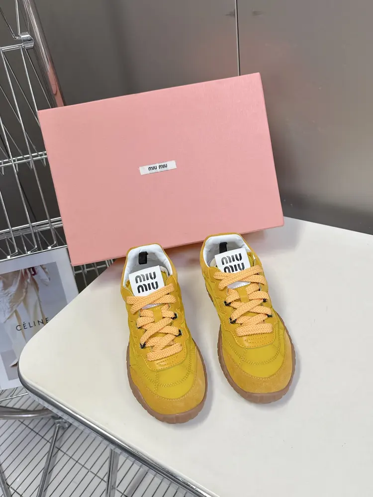 MIUMIU Biscuit Shoes Forrest Gump Shoes Casual Sneakers