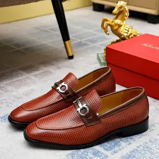 Salvatore Ferragamo casual slip-on shoes Official website original 1:1 mold