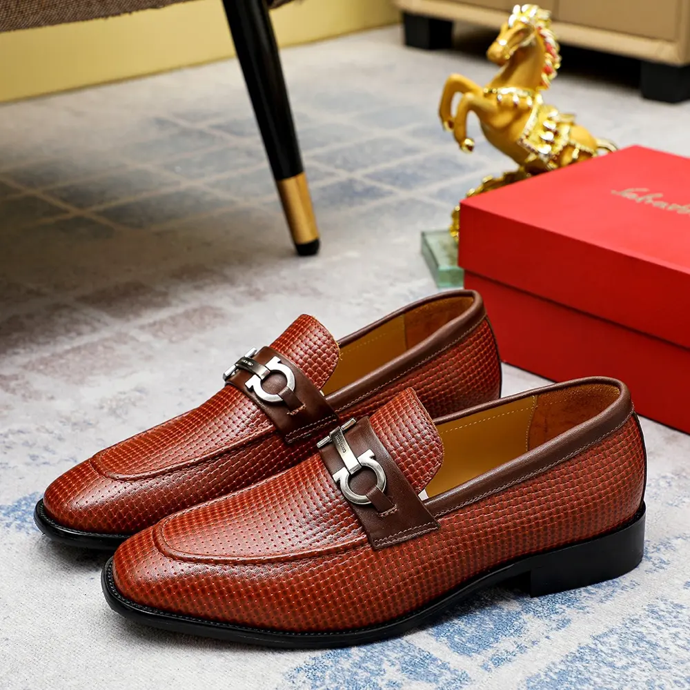 Salvatore Ferragamo casual slip-on shoes Official website original 1:1 mold
