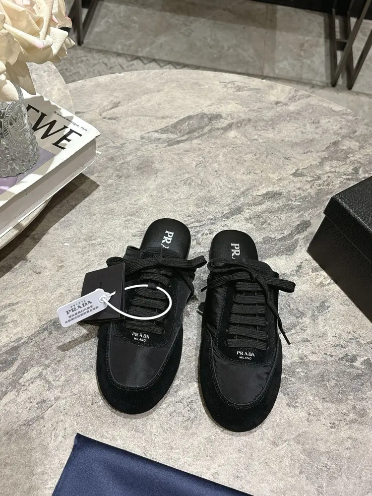 Prada Thin-soled Dexter Half-slippers for Women