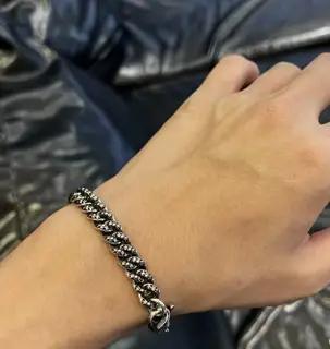 Chrome Hearts Cross Twist Bracelet
