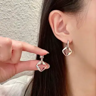 Louis Vuitton classic monogram earrings