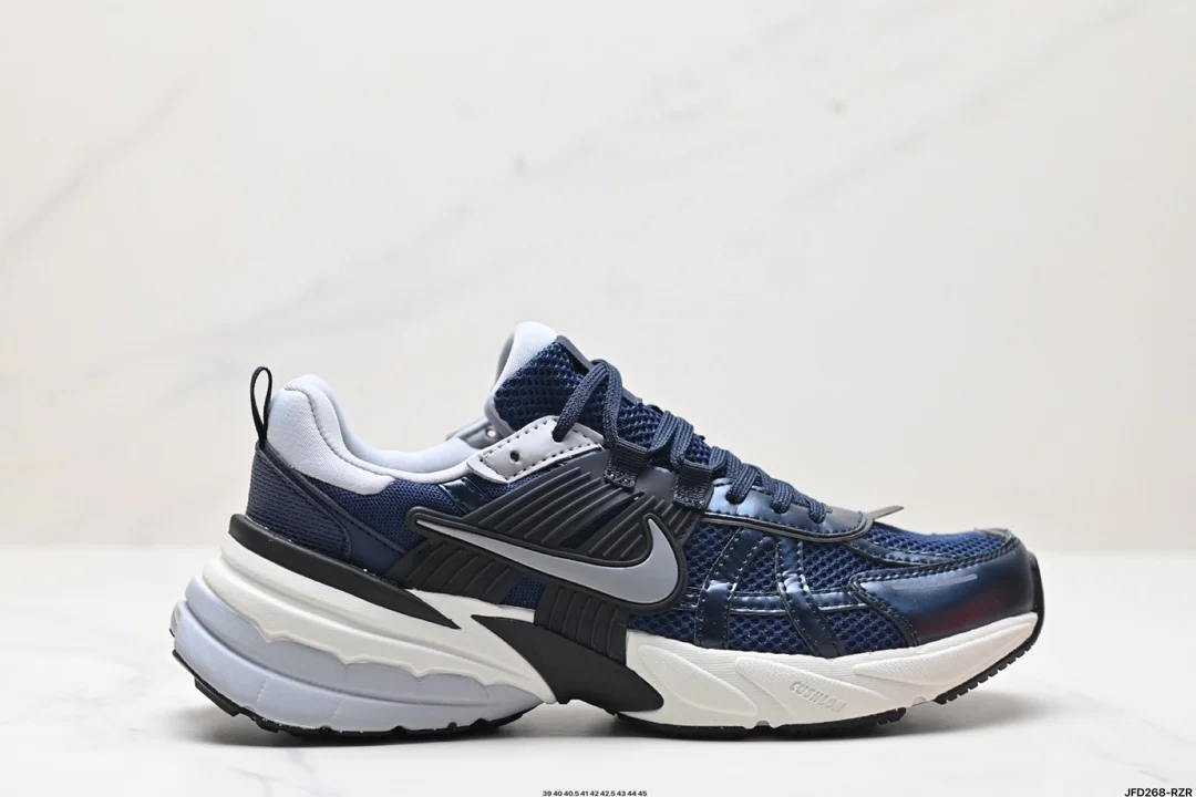 Nike V2K RUN running shoes retro style mesh breathable sports shoes gray and silver tight HJ4497-400