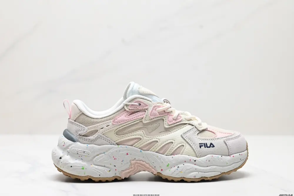 FILA Fern shoes FERN sports shoes 2023 autumn new outdoor dad shoes reflective casual shoes F12M331101FDB