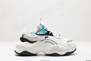FILA FUSION BIANCO|I Hard Candy II Fabric Synthetic Leather Thick Sole Wear-resistant T12W331301FNS