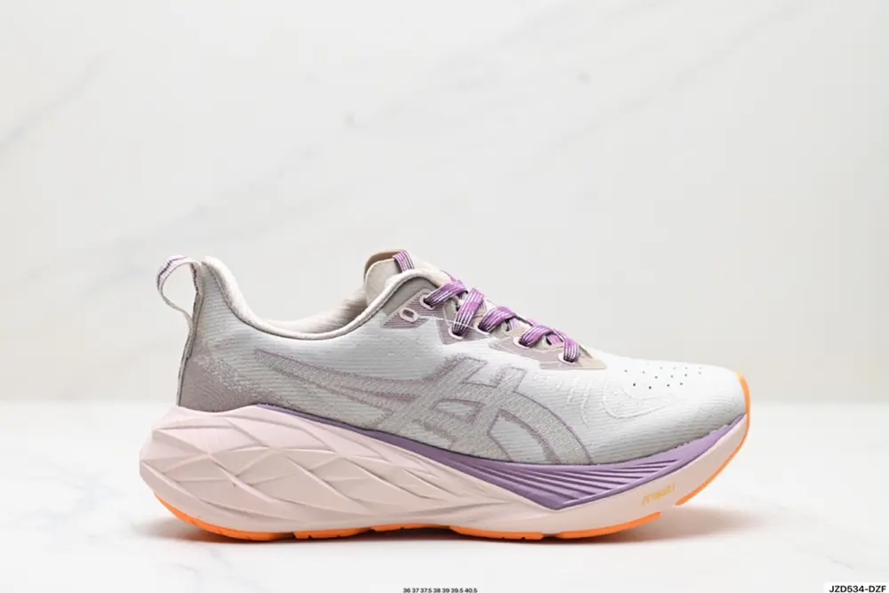 ASICS/Asics breathable mesh upper with some synthetic leather material using new AHAR+ 1011B850-300