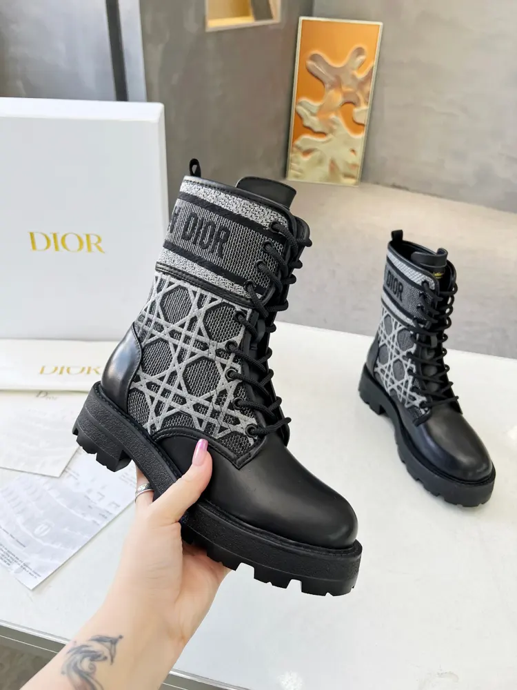 Dior autumn and winter boots retro work boots
