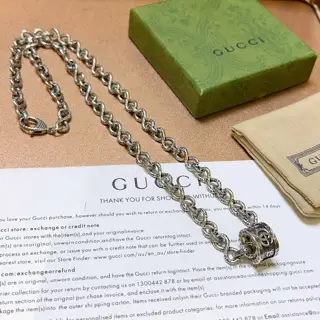 Gucci The latest Gucci necklace with a higher grade chain