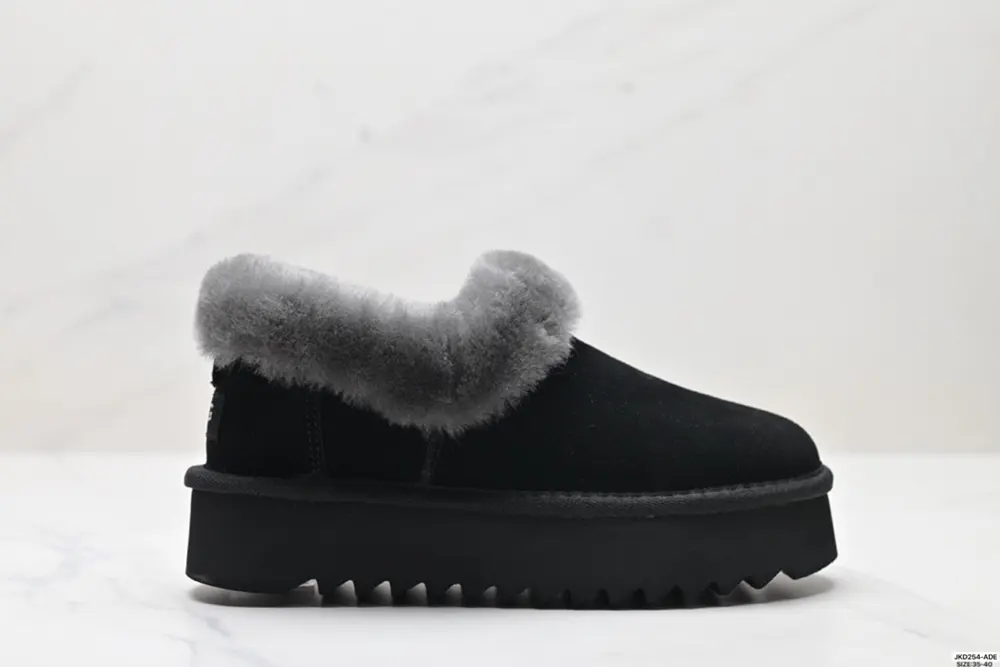 UGG suede British style thick sole heightened soft and comfortable daily commuting plus