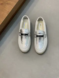 Prada snakeskin casual shoes. The upper
