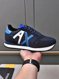 Armani casual sneakers are a one-to-one replica of the original. The calm connotation