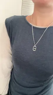 Dior necklace. New products at the counter. Selected originals