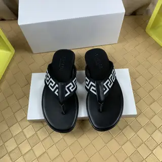 Versace casual slippers Official website original 1:1 mold Original quality
