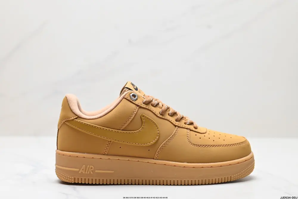 Nike Air Force1 Low AF1 Classic wheat-colored Air Force One low-top casual sneakers CJ9179-200