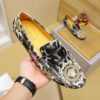 Versace new men’s casual slip-on shoes