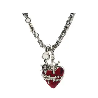 Chrome Hearts Love Heart Necklace