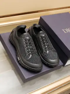 Dior classic casual shoes Italian original brand totem cloth sewn with brand cloth label