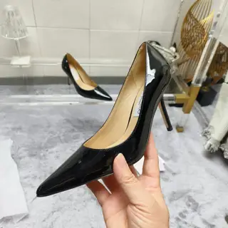 JIMMY CHOO JC Gold Button Classic Series Women’s Shoes