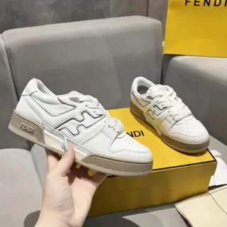 Fendi Match series thick-soled retro sports skateboard shoes 1:1 top quality