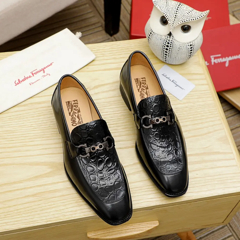 Salvatore Ferragamo casual slip-on shoes Official website original 1:1 mold