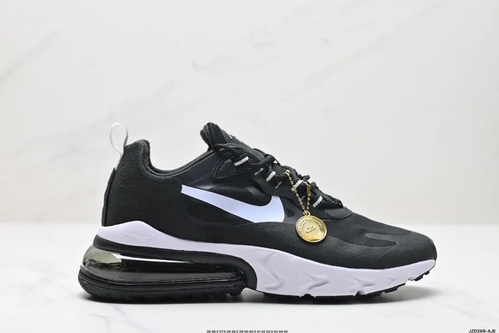Nike Air Max 270 React Air Cushion Shock Absorption Wear-Resistant Casual Running Shoes