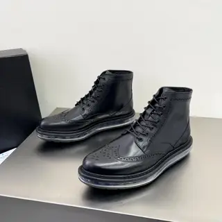 Prada original men’s high-top lace-up air cushion shoes