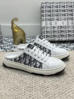 Dior half-slippers official website latest model Casual and fashionable half-slippers for