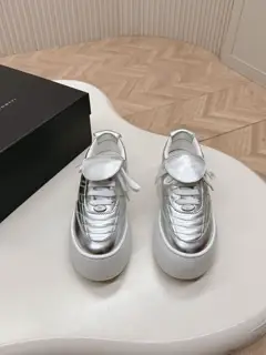 Giuseppe Zanotti new thick-soled white shoes casual sneakers
